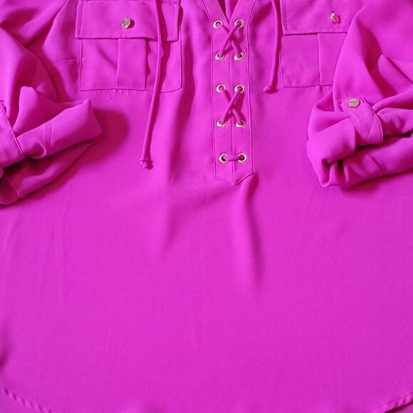 INC size small pink blouse NWOT - Picture 3 of 8